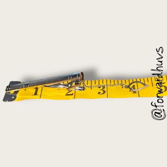 Vintage Silver-Tone Tie Clip – Polished Finish Classic Styling - Picture 8 of 9